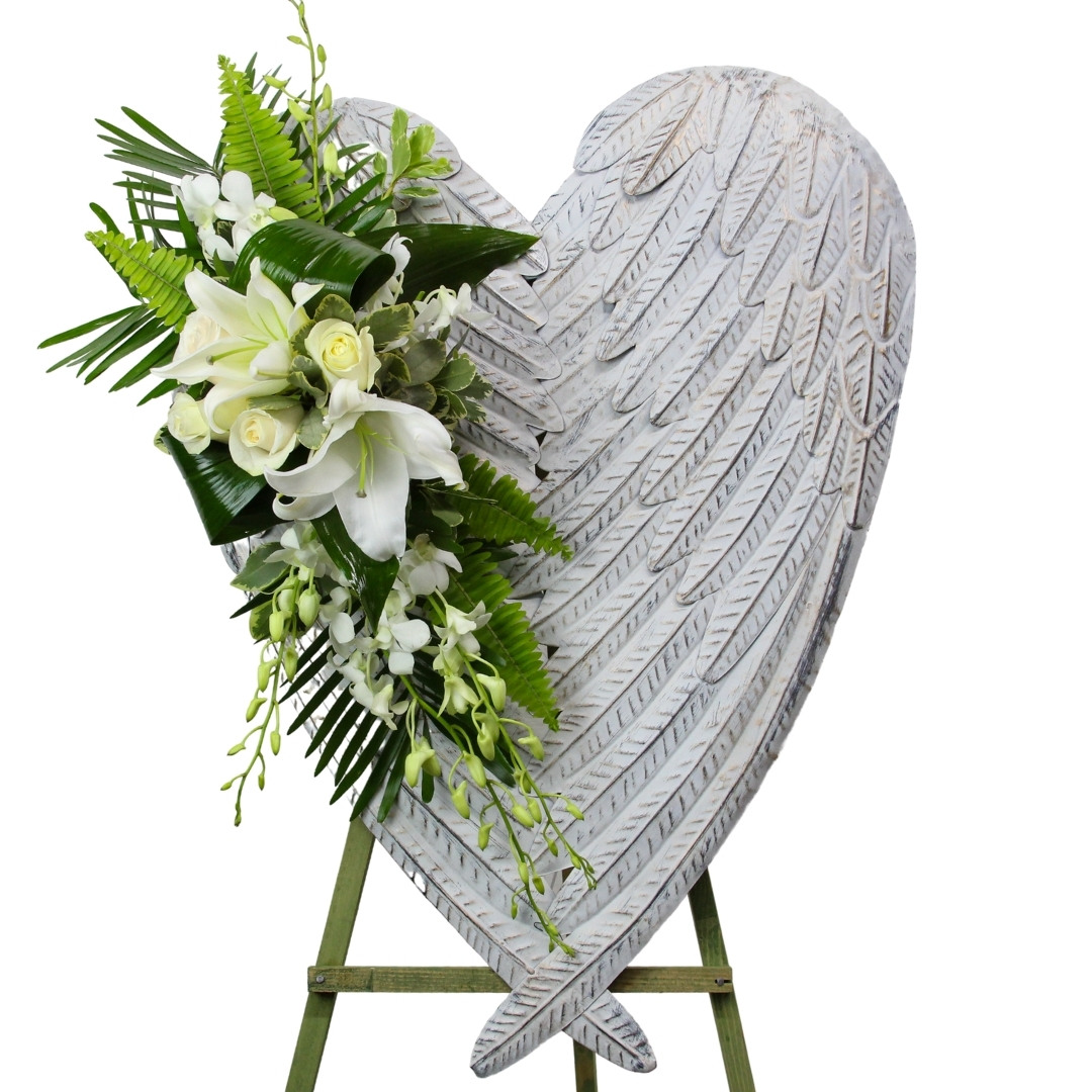 Angel Wing Standing Spray