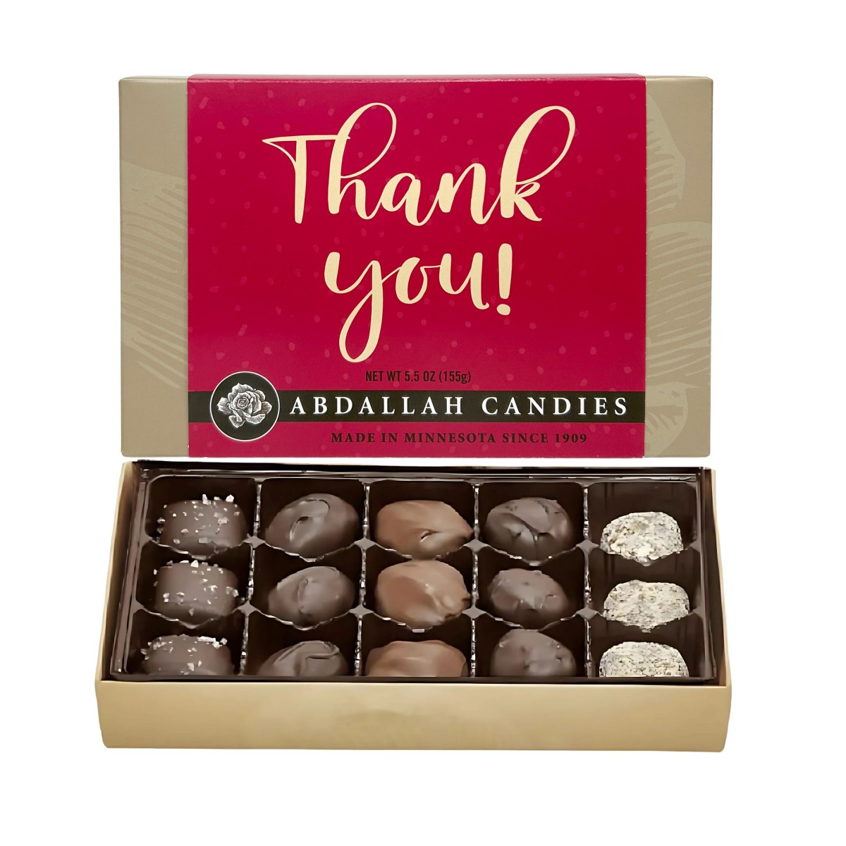 Abdallah Candies Thank You Box